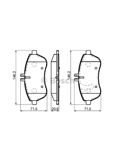 BOSCH 986495104 Fren Balatası Ön E Serisi W212 E200 E200Cgı S212 E200 E220 R172 Slk200 S204 C180 C200 C220 Fren Balatası 37971818