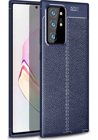 Samsung Galaxy Uyumlu Note 20 Deri Görünümlü Firo Silikon Kılıf