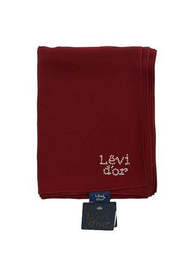 Levidor Medine Ipeği Şal - Bordo Bordo