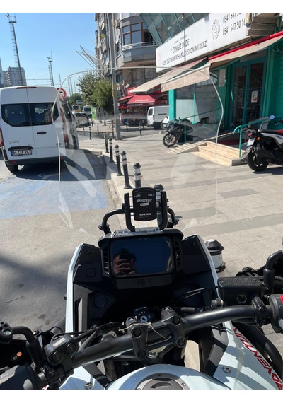 24 - 26 Honda Nx500 Uzun Ön Cam Şeffaf 58cm 4mm Zeus