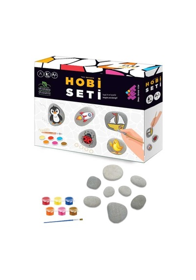 Hobi Seti Taş Boyama 3+ Yaş 1+ Oyuncu