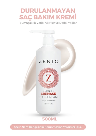 Zento Cremask Durulanmayan Saç Bakım Kremi 500 ML