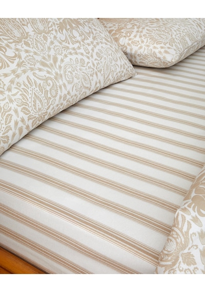 English Home Boho Elegance Kolay Ütülenir Tek Kişilik Nevresim Takımı 160x220 Cm Bej Bej