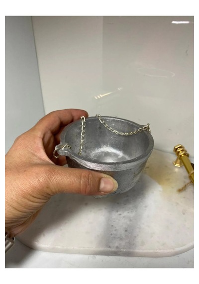 Metal Askılı Tütsü Brülörü Büyük