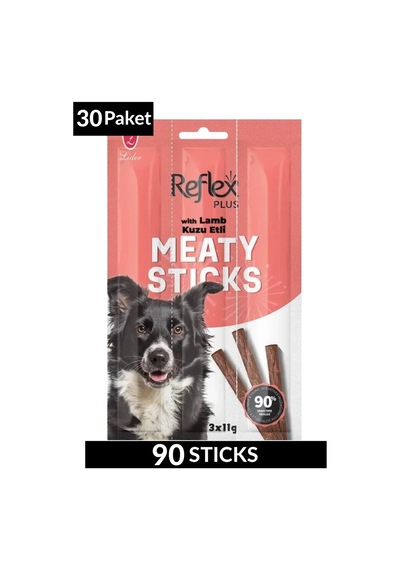 Meaty Sticks Kuzu Etli Köpek Ödül Çubuğu 3x11gr Otuzlu Paket