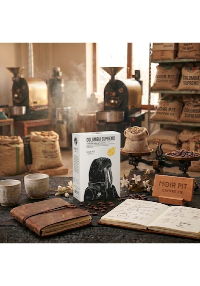 Noir Pit Coffee Co. Colombia Supremo Çekirdek Kahve 250 G Diğer