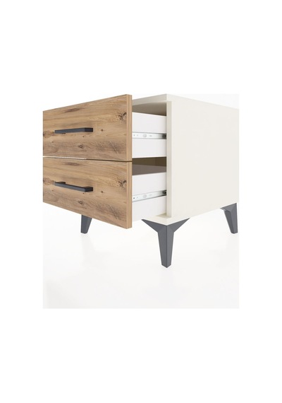 Hyperion Komodin 2 Çekmeceli 44x44x48 Aytaşı-çam Aytaşı