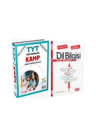 Gür Yayınları Tyt Tüm Dersler Soru Fasikülleri Ve Akm Dil Bilgisi Soru Bankası Seti 2 Kitap