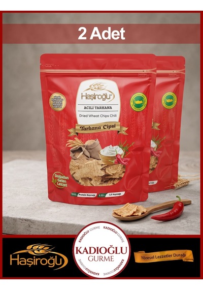 Haşiroğlu Acı Baharatlı Tarhana Cipsi 450 Gr X 2 Adet