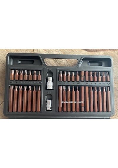 Baytec S2 Çelik 40 Parça Tork Set Otomotiv Seti T55 Tork Seti 12 Alyan Seti