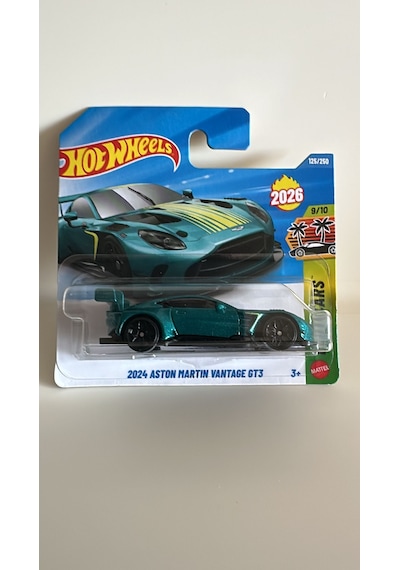 Hot Wheels 2024 Aston Martin Vantage Gt3 Yeşil