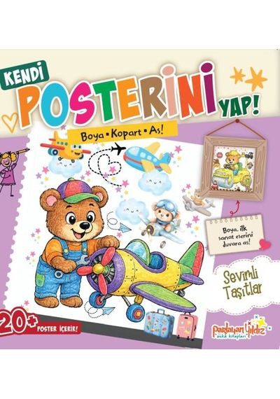 Kendi Posterini Yap Boya Kopart As Sevimli Taşıtlar - Qhdh-898238