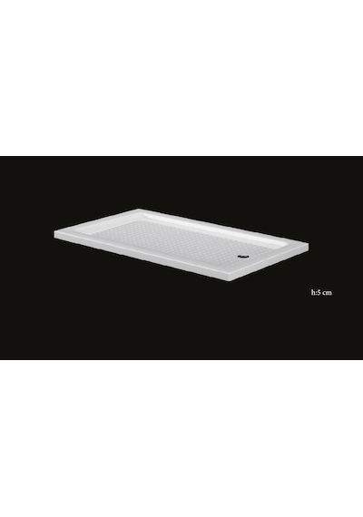 Alika - Dikdörtgen Flat Duş Teknesi H 5 80X140 Dikdörtgen Flat Duş Teknesi