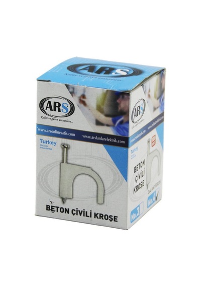 Ars Kod-347951 No-4 Beton Çivili Kroşe 2x4 Antigron 100 Adet - 10'li Paket