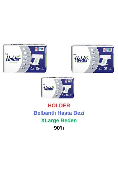 Holder - Belbantlı Hasta Bezi Xlarge Beden 90'lı XL