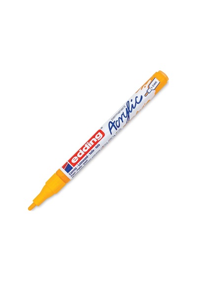 5300 Akrilik Markör İnce - Beyaz - 1 Su Geçirmez Akrilik Markör - İnce Yuvarlak Uçlu 1-2 Mm 3 Siyah+2 Mavi+ 1 Kırmızı+ 1 Yeşil
