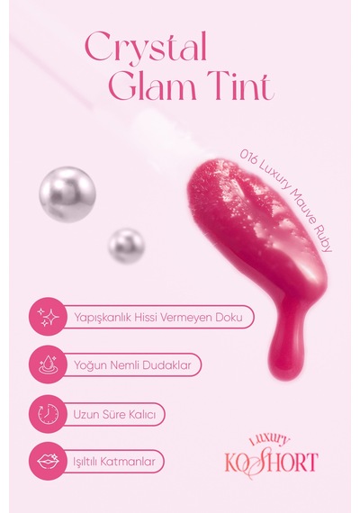 Clio Crystal Glam Tint 16 Luxury Mauve Ruby