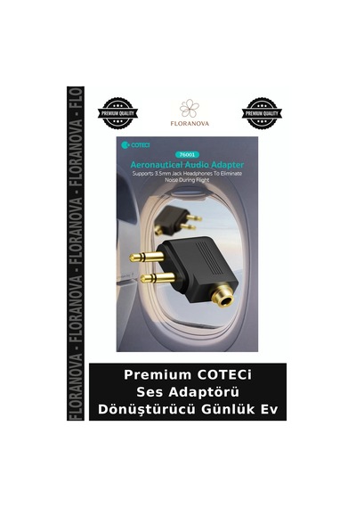 Premium Coteci Ses Adaptörü Dönüştürücü Günlük Ev