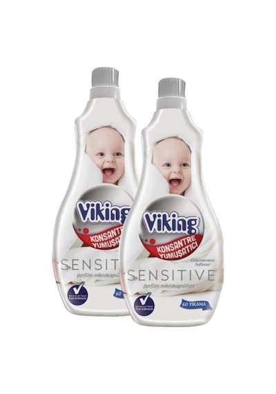 Konsantre Çamaşır Yumuşatıcısı Sensitive 2 X 1440 Ml Diğer