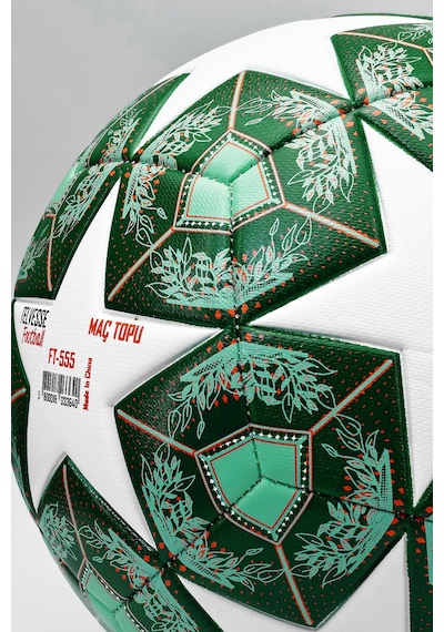 Profesyonel Futbol Topu 2025 Şampiyonlar Ligi Pompalı Sert Zemin Halı Saha Futbol Topu No5 Yeşil 555 Yeşil