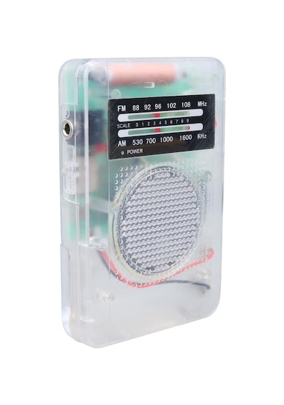 Starnic St-821 Am-fm Şeffaf Analog Hapishane Radyosu