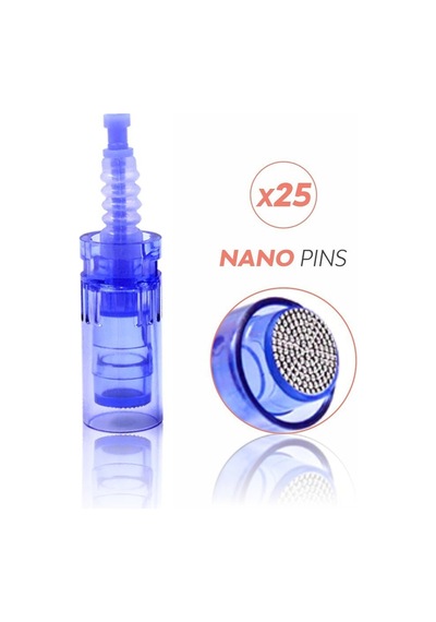 Mavi Nano Kartuş Dermapen İğnesi 25 Adet