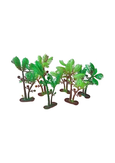 Hureggo Concept Plastik 6'lı Maket Ağaç Seti 8 CM