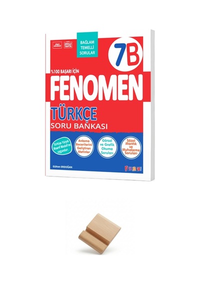 Fenomen 7. Sınıf Maarif 7b Serisi Türkçe Soru Bankası + Telefon Standı