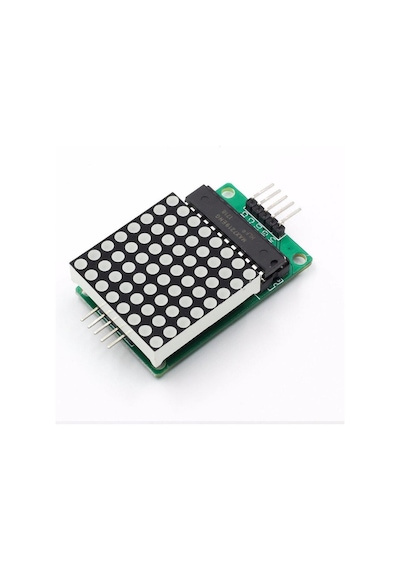 Max7219 Nokta Led Matris Modül Dot Matrix 5v Ortak Katot 8x8 64 Nokta Led Ekran Saat