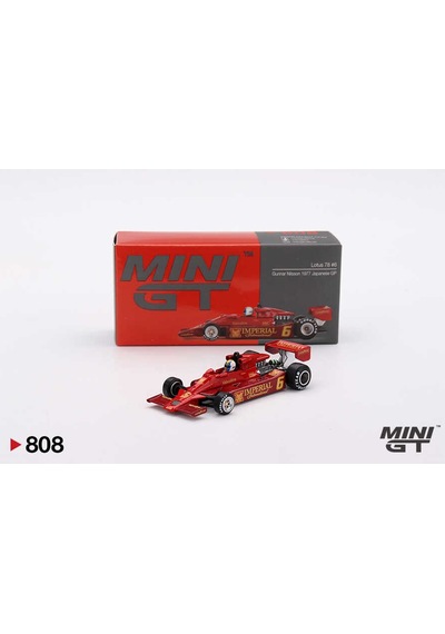 Mini Gt Lotus 78 Gunnar Nilsson 1977 Japanese Gp 808 1/64