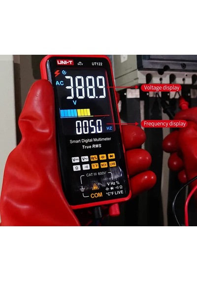 Ut121a B Smart Digital Multimeter Rms Voltage Frequency Dual Display Ncv Lıve Auto 6199 Count Meter Ut122