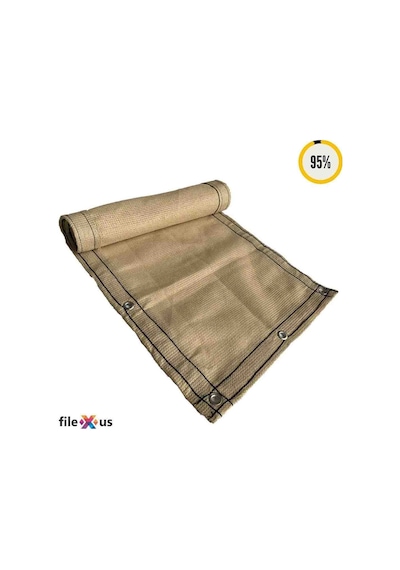 %95'Lik Sera Filesi- Koyu Bej |Güçlendirilmiş Kenar