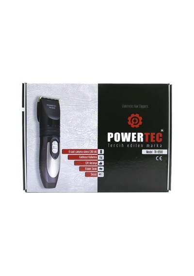 Powertec Tr-6500 Şarjlı Traş Makinesi 6 Saat Çalışma Kablosuz Çift Batarya Diğer