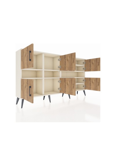 Arges Konsol 8 Raflı 8 Kapaklı 176x30x99 Aytaşı-çam/aytaşı Atlas Çam/aytası - Aytası Arges Konsol 8 Raflı 8 Kapaklı 176x30x99 Aytaşı-çam/aytaşı Atlas Çam/aytası - Aytası