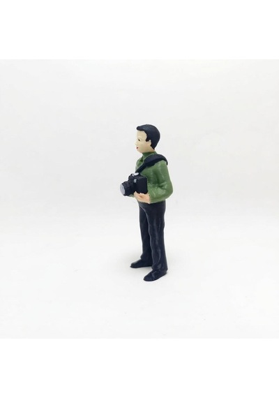Fotoğrafçı Adam-teraryum Figürü 8.8cm Çok Renkli