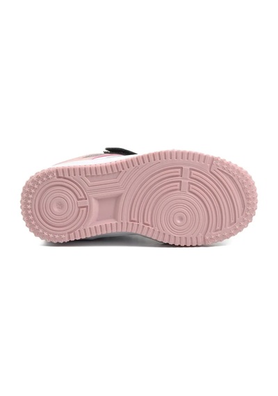 Cool Siyah Pudra Cırtlı Kız Çocuk Sneaker Haykat Kısa F Siyah-pudra