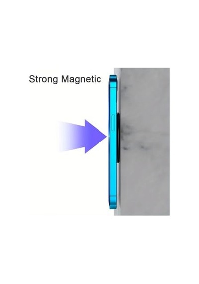 Ayrex M.tk Moveteck Metal Magsafe Halka Yüzük, Tüm Telefonlarla Uyumlu, Siyah, Manyetik Kilit