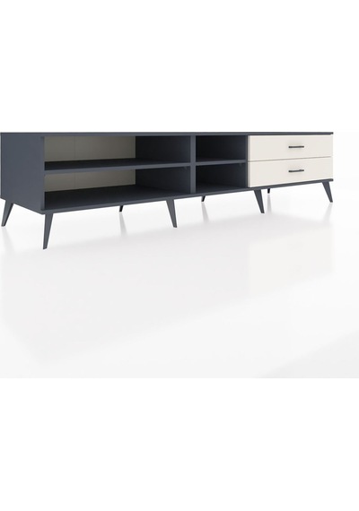 Kronos Tv Ünitesi 2 Raflı 2 Çekmeceli 220x59x51 Antrasit-antrasit/aytaşı Antrasıt/aytası - Antrasıt Kronos Tv Ünitesi 2 Raflı 2 Çekmeceli 220x59x51 Antrasit-antrasit/aytaşı Antrasıt/aytası - Antrasıt