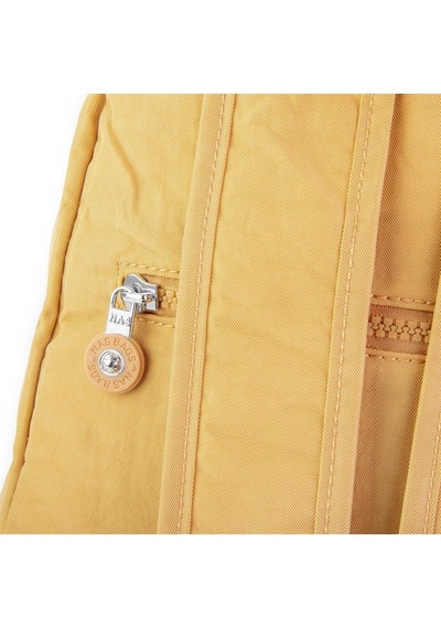 Nas Bag Kadın Sırt Çantası Zararlı Kimyasal İçermez Waterproof Sarı