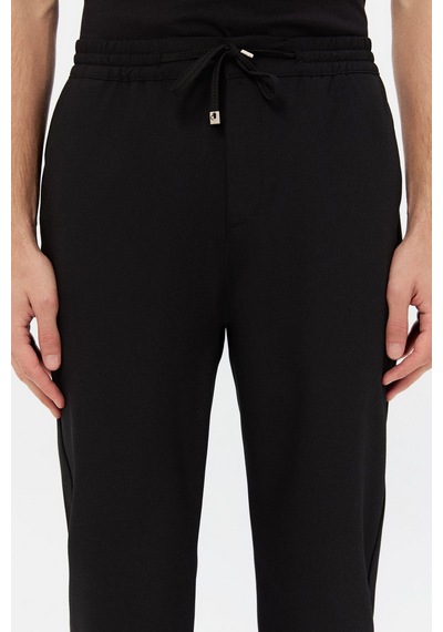 D's Damat Ds Damat Relaxed Fit Pilesiz Siyah Armürlü Jogger Pantolon 5hc03t902321m 001