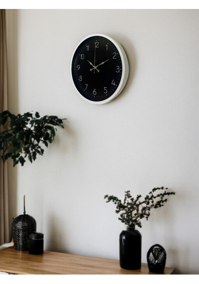 36 Cm Dekoratif Sade Duvar Saati Çok Renkli 18389176