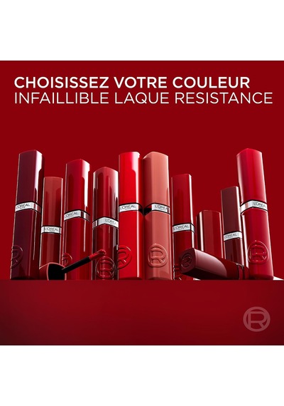 Infaillible Laque Resistance Likit Parlak Ruj - 420 Rouge Paris Çok Renkli