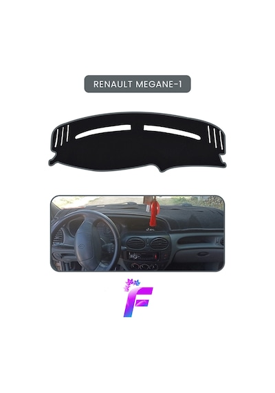 Renault Megane 1 Araca Özel Torpido Örtüsü Ön Göğüs Kılıfı Tam Koruma Oto Aksesuar A50