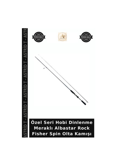 Özel Seri Hobi Dinlenme Meraklı Albastar Rock Fisher Spin Olta Kamışı 240cm