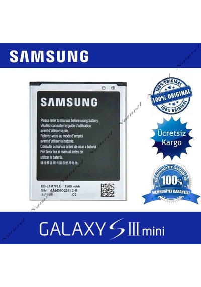 Samsung Uyumlu Galaxy 8190 - 8200 S3 Mini Batarya Pil