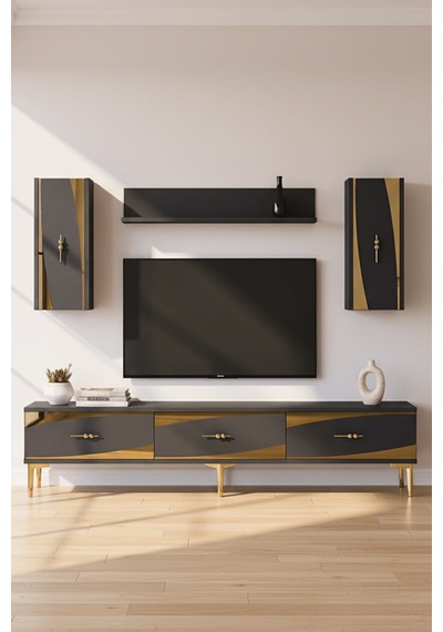 Tvr1813ag - Elips Tvr180 Ünitesi Takım Antrasit - Gold 180cm