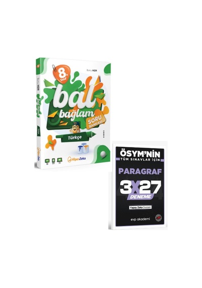Hiper 2027 8. Sınıf Bal Bağlam Türkçe Soru Bankası+ Evp Akademi Paragraf