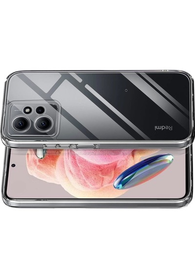 Newface - 352 - Xiaomi Redmi Note 12 4g Kılıf Lüx - Edntrend - Şeffaf Silikon