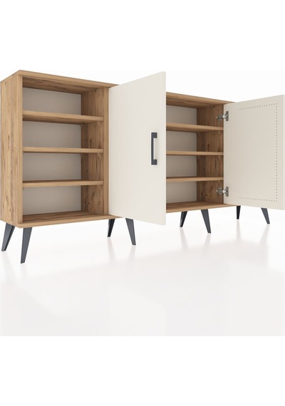 Arges Konsol 9 Raflı 2 Kapaklı 176x30x83 Çam-aytaşı/çam Aytaşı/çam Arges Konsol 9 Raflı 2 Kapaklı 176x30x83 Çam-aytaşı/çam Aytaşı/çam