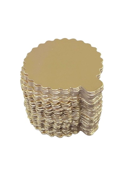 Gold Pasta Altlığı Kalın 11 Cm 50 Adet Diğer